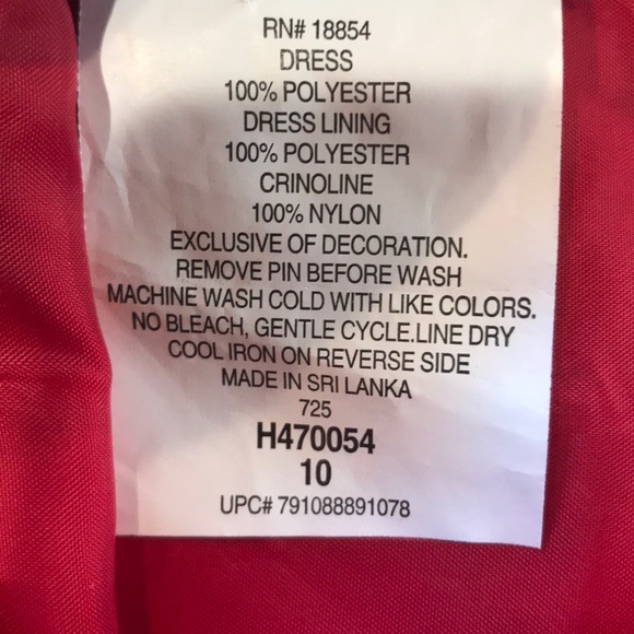 NWOT Rare Editions sz10 Girls sleeveless dress 👗 - Picture 7 of 8